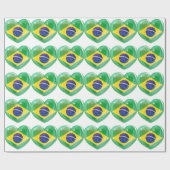 Brits hart cadeaupapier (Vlak)