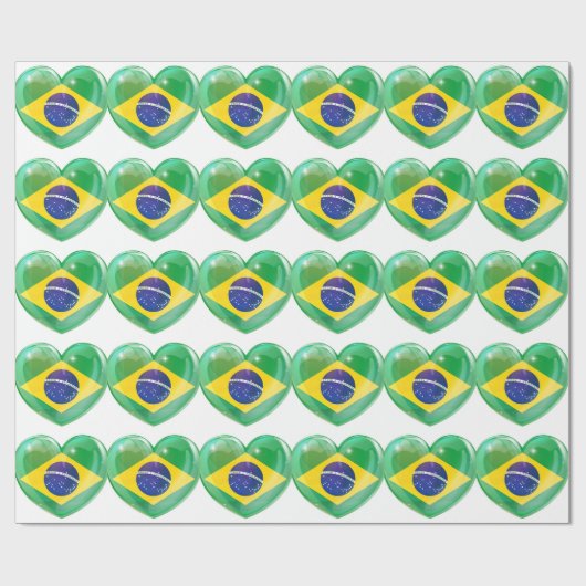 Brits hart cadeaupapier (Vlak)