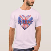 Brits hart t-shirt (Voorkant)