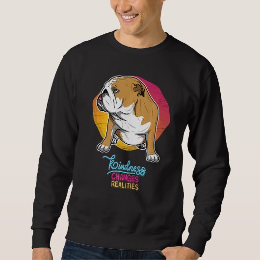 Brits Hondenras Bulldog 92 Trui (Voorkant)