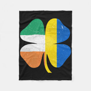 Brits Iers Shamrock Oekraïne Ierland St. Patrick Fleece Deken