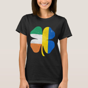 Brits Iers Shamrock Oekraïne Ierland St. Patrick T-shirt