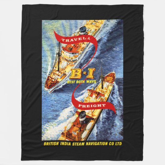 Brits India ~ Beste Beide manieren Fleece Deken (Voorkant)
