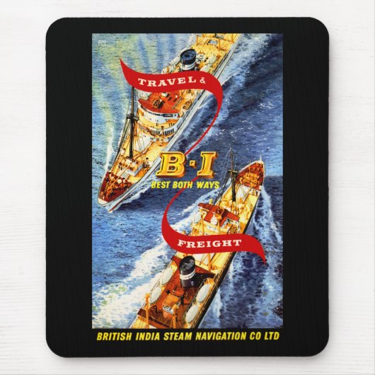 Brits India ~ Beste Beide manieren Muismat (Voorkant)