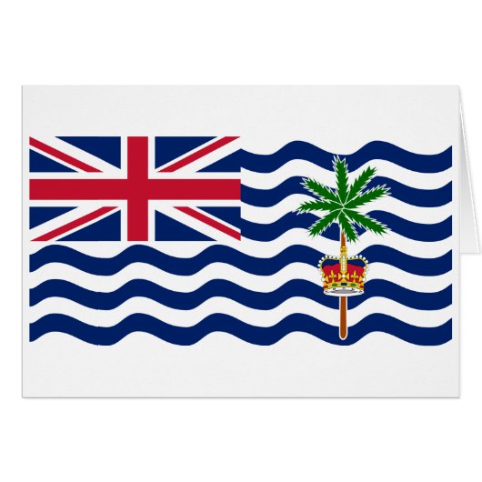 Brits Indisch Oceaan Territorium Vlag (Voorkant Horizontaal)