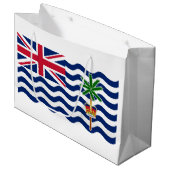 Brits Indisch Oceaan Territorium Vlag Groot Cadeauzakje (Voorkant Gekanteld)