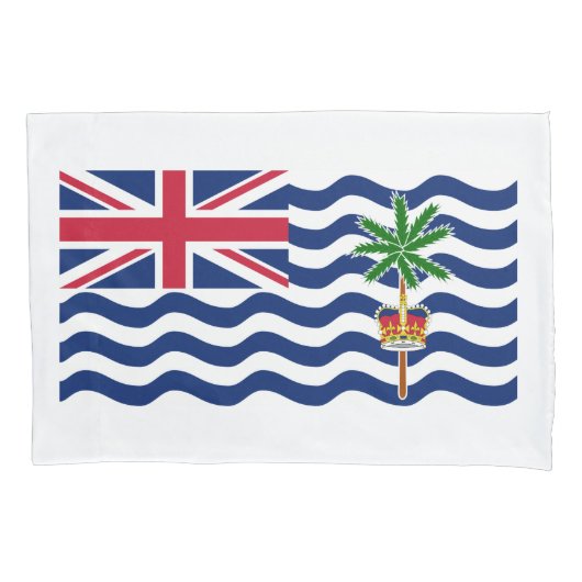Brits Indisch Oceaan Territorium Vlag Kussensloop (Voorkant)