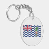 Brits Indisch Oceaan Territorium Vlag Sleutelhanger (Voorkant Links)