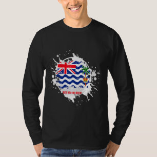 Brits Indisch Oceaanterritorium Splash T-shirt