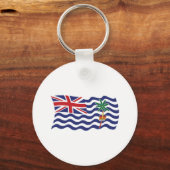 Brits-Indische Oceaan Vlag Sleutelhanger (Voorkant)