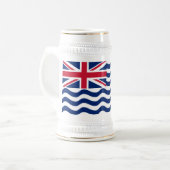 Brits Indische Oceaanterritorium Vlag Bierpul (Voorkant links)