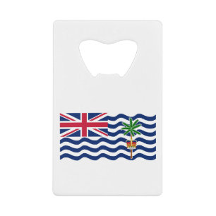 Brits Indische Oceaanterritorium Vlag Creditkaart Flessenopener
