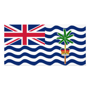 Brits Indische Oceaanterritorium Vlag Foto Afdruk