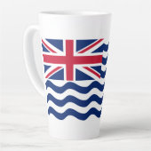 Brits Indische Oceaanterritorium Vlag Latte Mok (Linkerhoek)