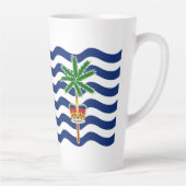 Brits Indische Oceaanterritorium Vlag Latte Mok (Rechts)