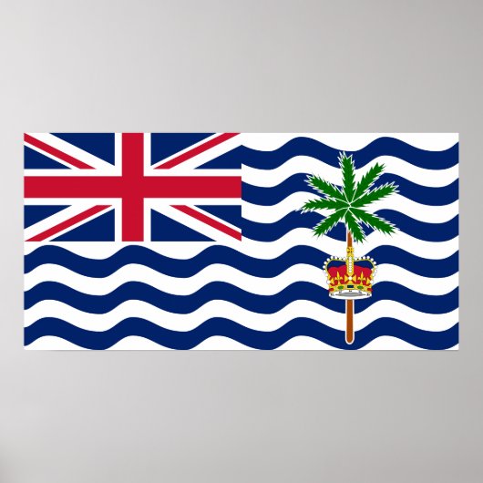 Brits Indische Oceaanterritorium Vlag Poster (Voorkant)