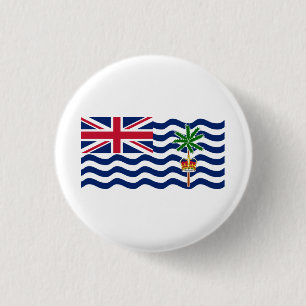 Brits Indische Oceaanterritorium Vlag Ronde Button 3,2 Cm