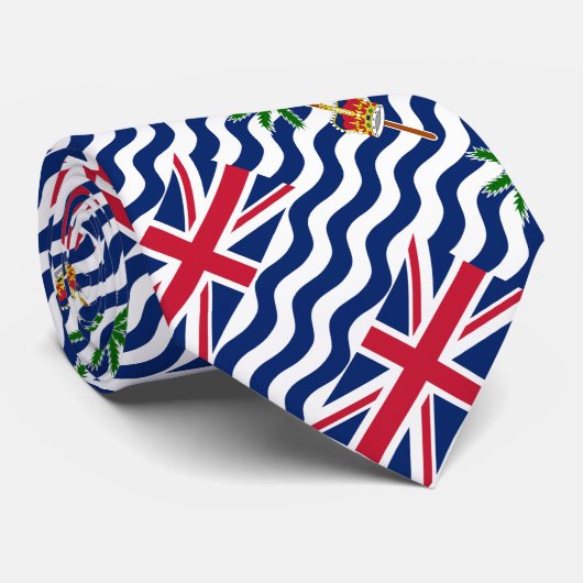 Brits Indische Oceaanterritorium Vlag Stropdas (Opgerold)