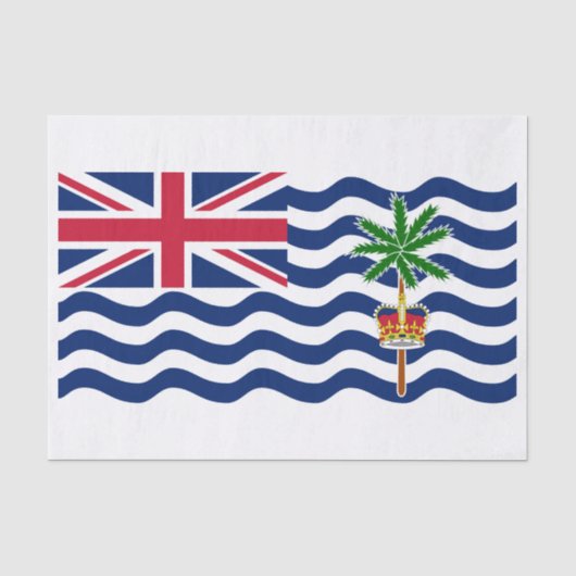 Brits Indische Oceaanterritorium Vlag Tissuepapier (Voorkant)