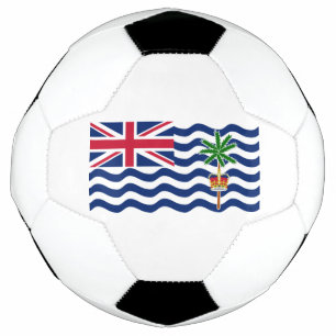 Brits Indische Oceaanterritorium Vlag Voetbal