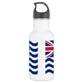 Brits Indische Oceaanterritorium Vlag Waterfles (Achterkant)