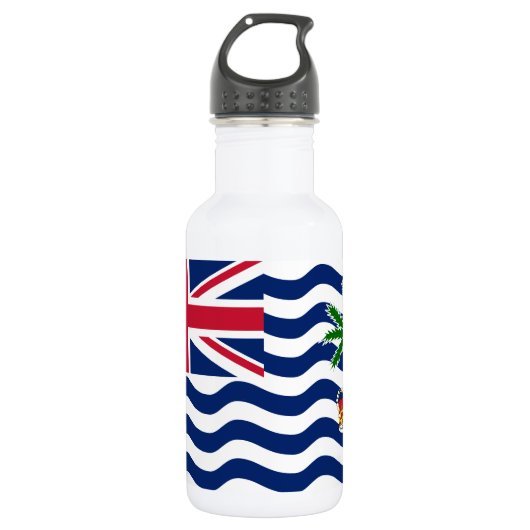 Brits Indische Oceaanterritorium Vlag Waterfles (Voorkant)