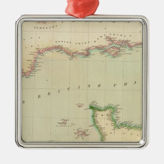 Brits Kanaal Metalen Ornament (Voorkant)