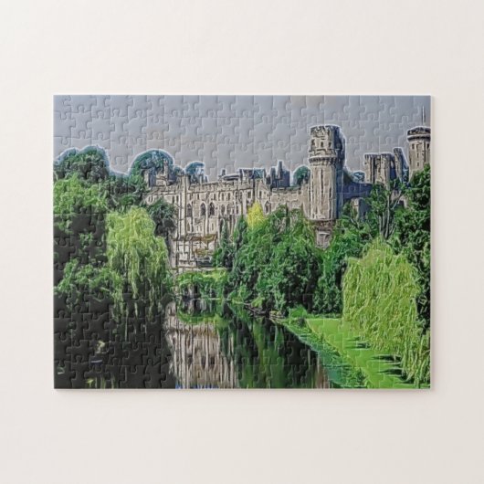 Brits kasteel legpuzzel (Horizontaal)