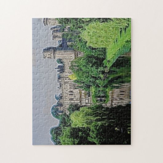 Brits kasteel legpuzzel (Verticaal)