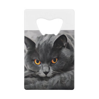 Brits Kat Shorthair Creditkaart Flessenopener