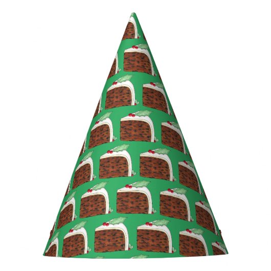 Brits kerstcadeautje Slice Festive Holiday Feesthoedjes (Voorkant)