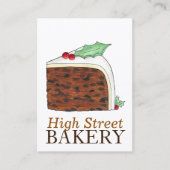 Brits kerstcadeautje visitekaartje (Voorkant)