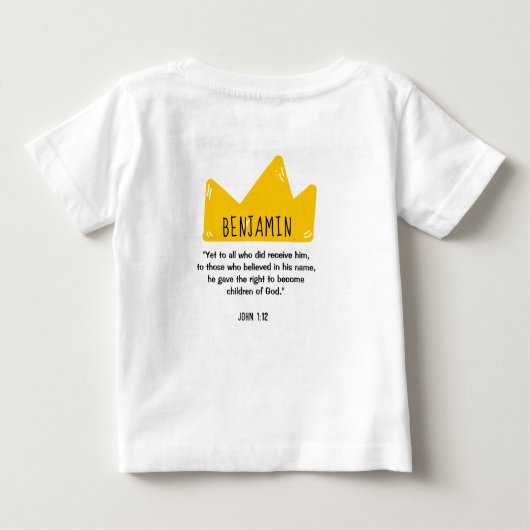 Brits Kind T-shirt (Achterkant)