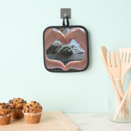 Brits Korthaar Cat Kat in Hart Pannenlap