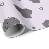 Brits korthaar kattenpaar cadeaupapier (Rol Hoek)