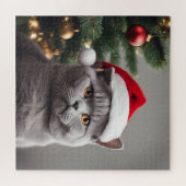 Brits Korthaar Kerstmis Legpuzzel (Horizontaal)
