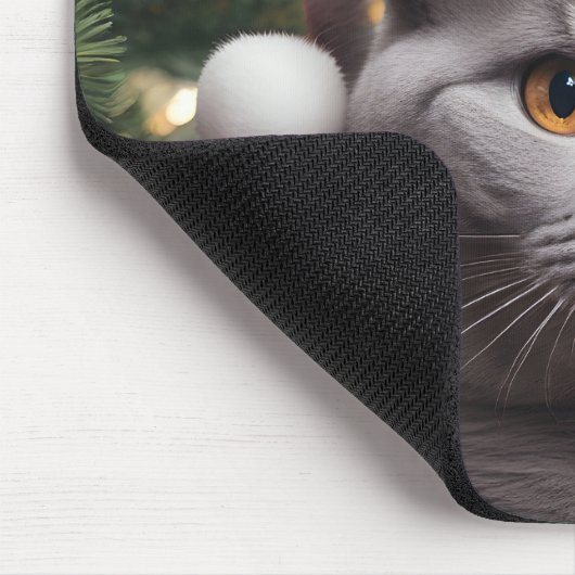 Brits Korthaar Kerstmis Muismat (Hoek)