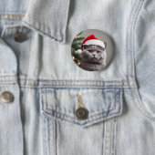 Brits Korthaar Kerstmis Ronde Button 5,7 Cm (In situ)