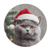 Brits Korthaar Kerstmis Snijplank (Voorkant)