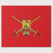 Brits leger (Britse militaire dienst) Cadeaupapier (Vlak)