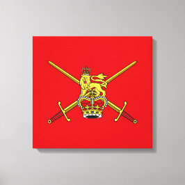 Brits leger (Britse militaire dienst) Canvas Afdruk