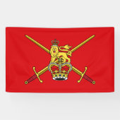 Brits leger (Britse militaire dienst) Spandoek (Horizontaal)