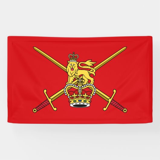 Brits leger (Britse militaire dienst) Spandoek (Horizontaal)