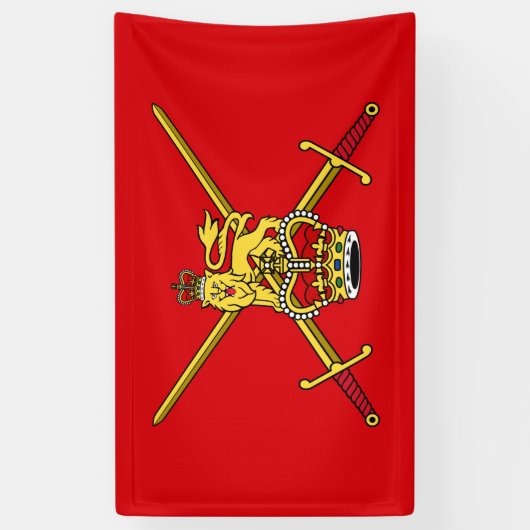 Brits leger (Britse militaire dienst) Spandoek (Verticaal)