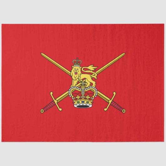 Brits leger (Britse militaire dienst) Tissuepapier (Voorkant)