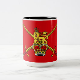 Brits leger (Britse militaire dienst) Tweekleurige Koffiemok