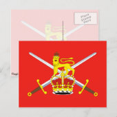 Brits leger, Verenigd Koninkrijk Briefkaart (Voorkant / Achterkant)