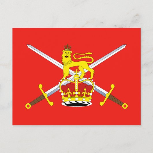 Brits leger, Verenigd Koninkrijk Briefkaart (Voorkant)
