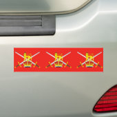 Brits leger, Verenigd Koninkrijk Bumpersticker (Op auto)