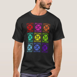 Brits Leyland Kleurrijk Autodesign T-shirt